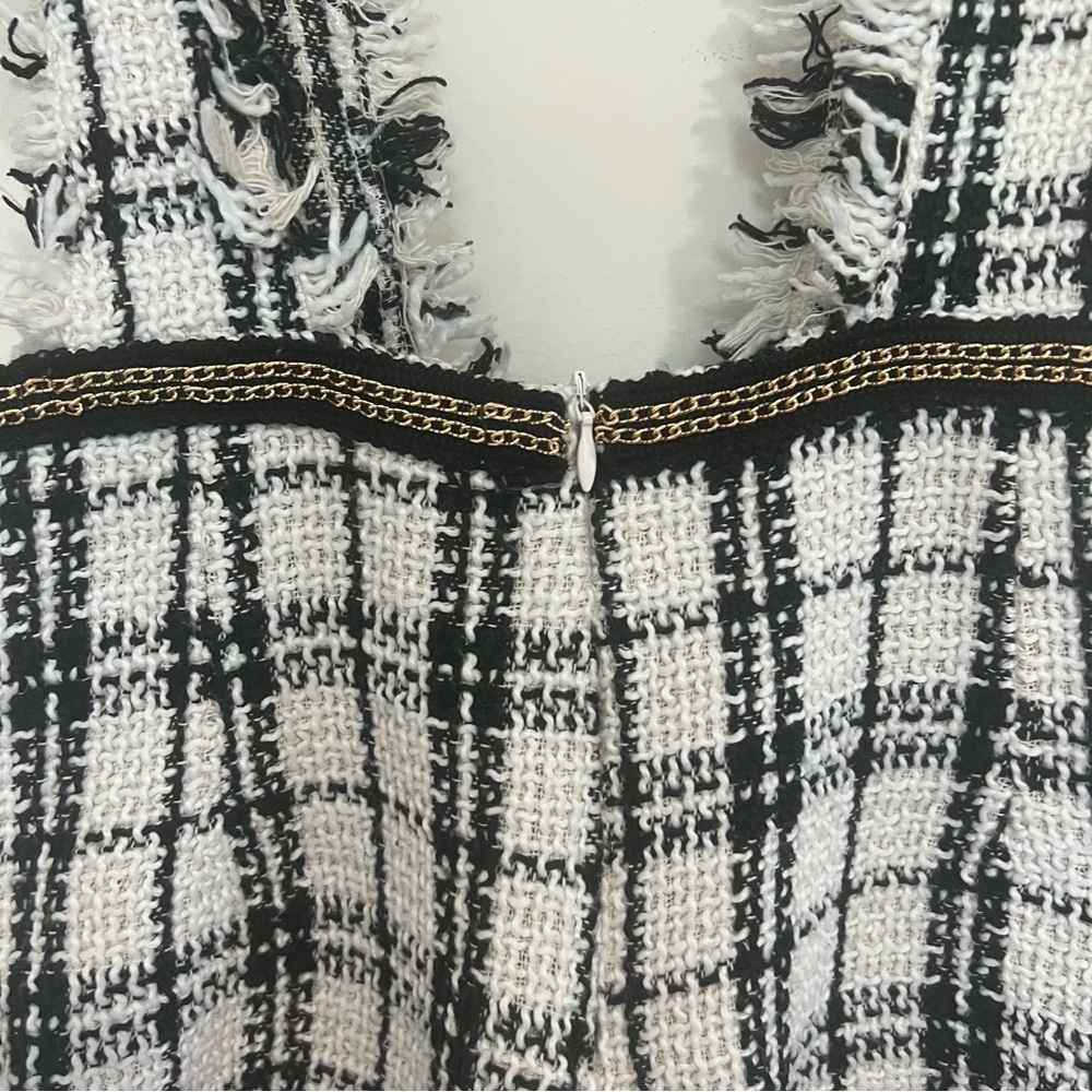 Glamaker Black and White Plaid Romper - Picture 10 of 15